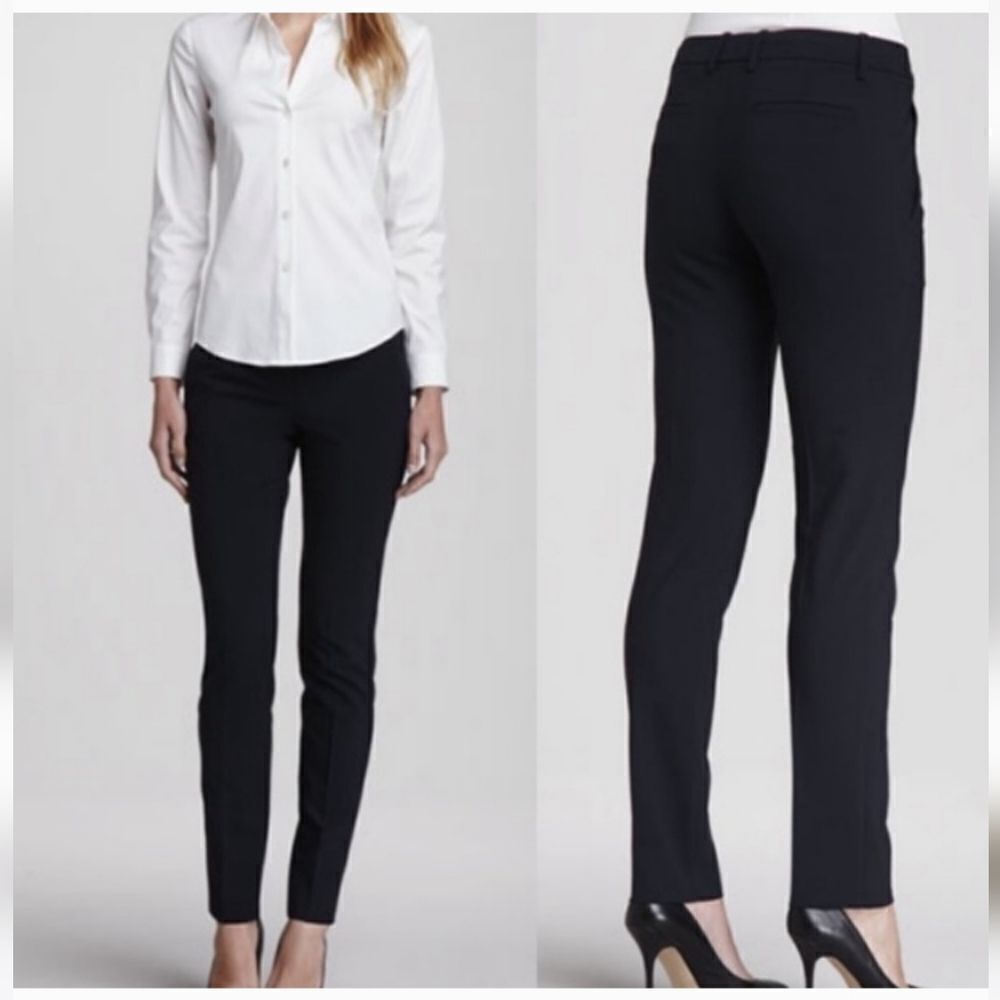 Theory Sz 8 Louise Urban Black pants teousers